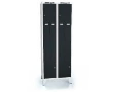 Cloakroom locker Z-shaped doors ALSIN with feet 1920 x 700 x 500